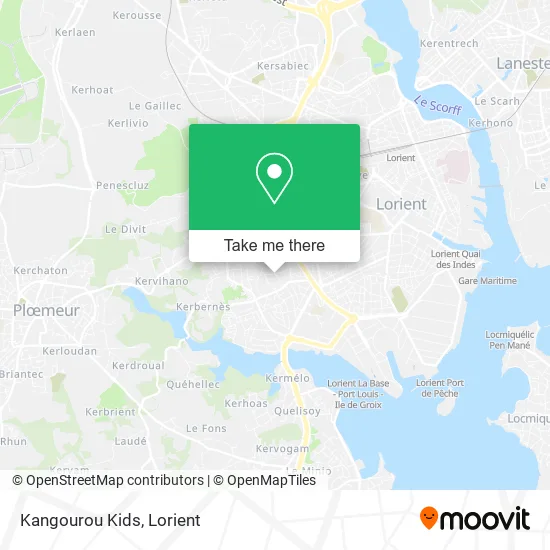 Kangourou Kids map