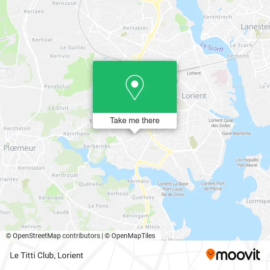 Le Titti Club map