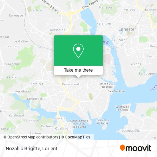 Nozahic Brigitte map