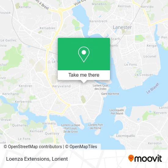 Loenza Extensions map