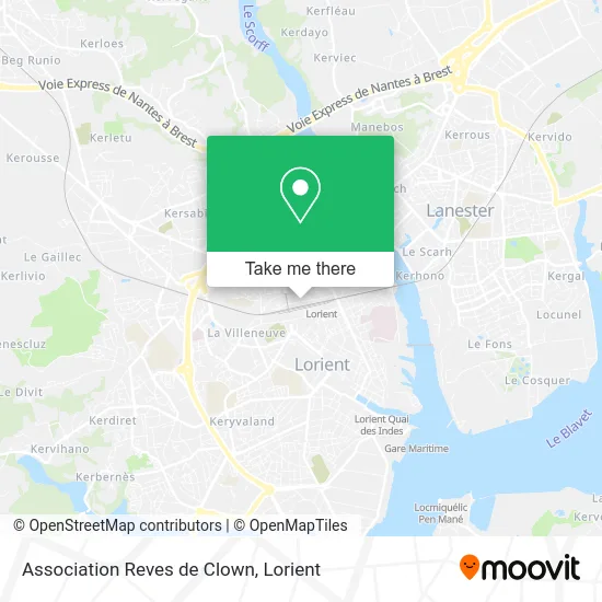 Association Reves de Clown map