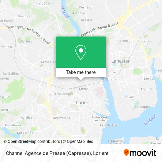 Channel Agence de Presse (Capresse) map