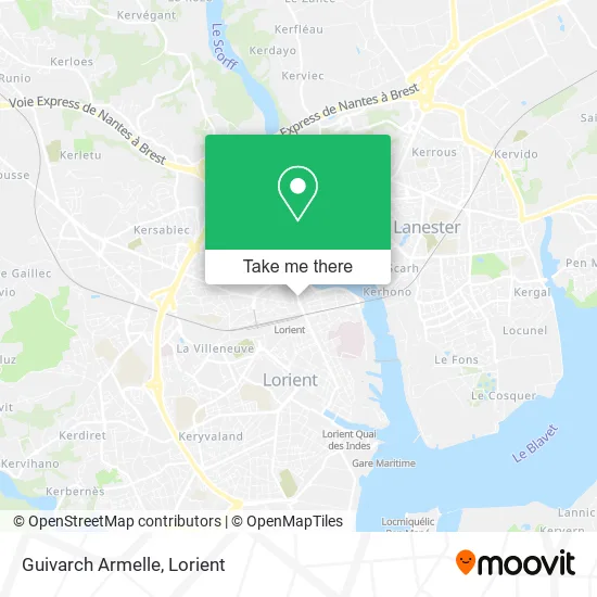 Guivarch Armelle map