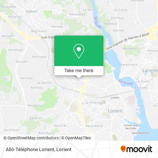 Allô-Téléphone Lorient map