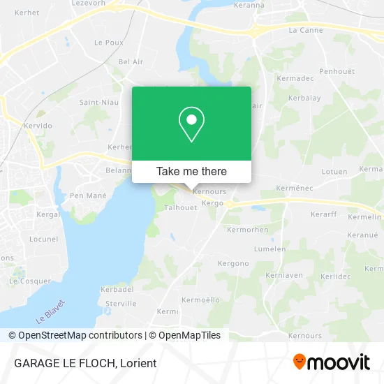 GARAGE LE FLOCH map
