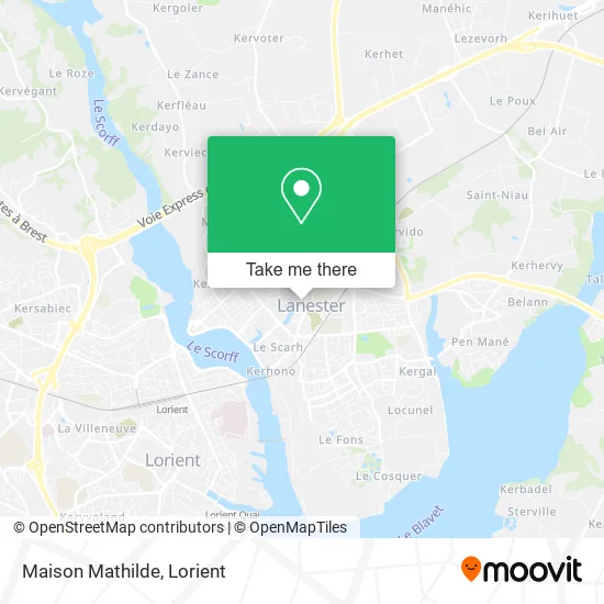 Mapa Maison Mathilde