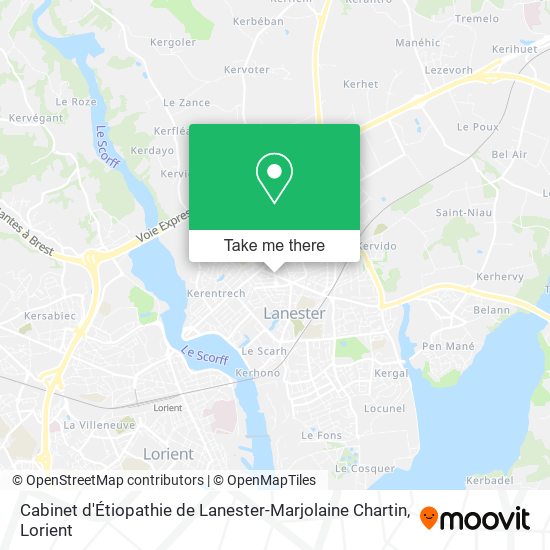 Cabinet d'Étiopathie de Lanester-Marjolaine Chartin map