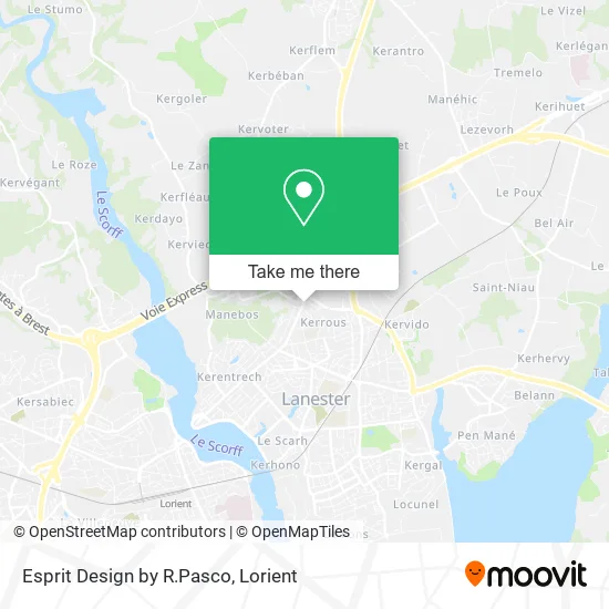 Esprit Design by R.Pasco map