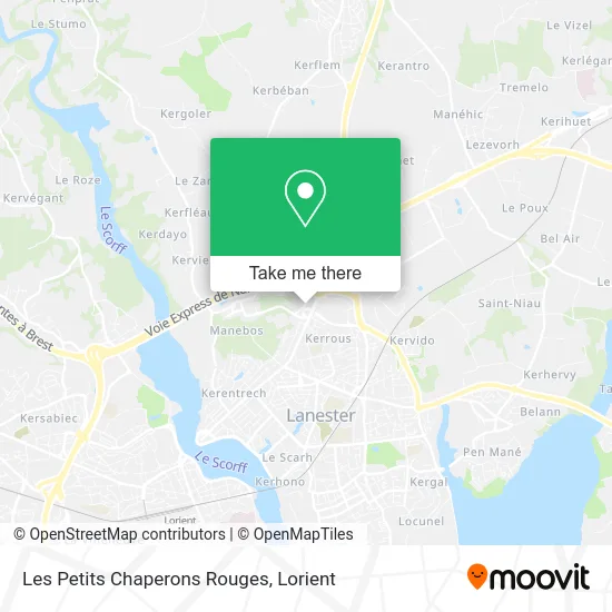 Les Petits Chaperons Rouges map