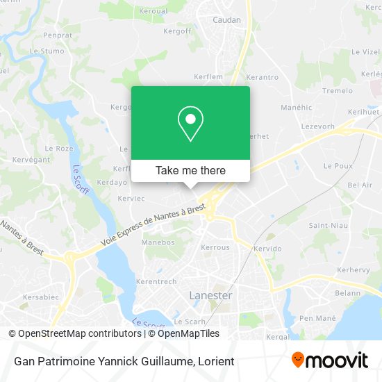 Gan Patrimoine Yannick Guillaume map
