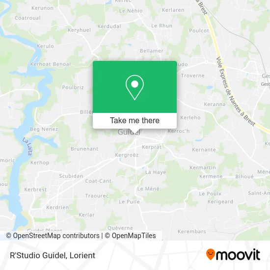 R'Studio Guidel map