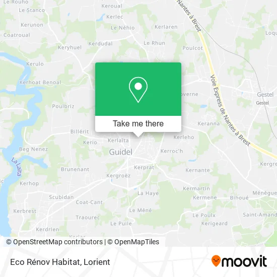 Eco Rénov Habitat map