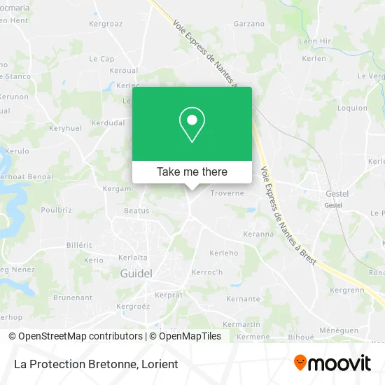La Protection Bretonne map