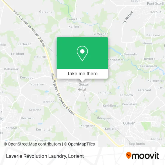Laverie Révolution Laundry map