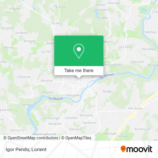 Igor Pendu map