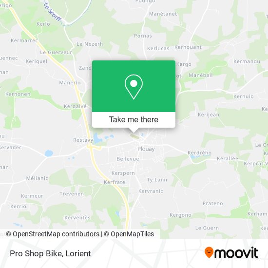 Pro Shop Bike map