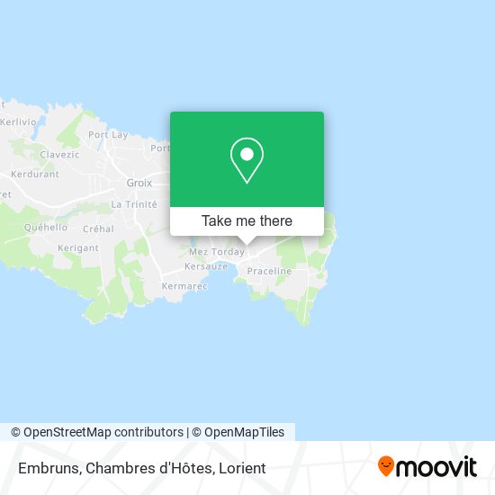 Embruns, Chambres d'Hôtes map