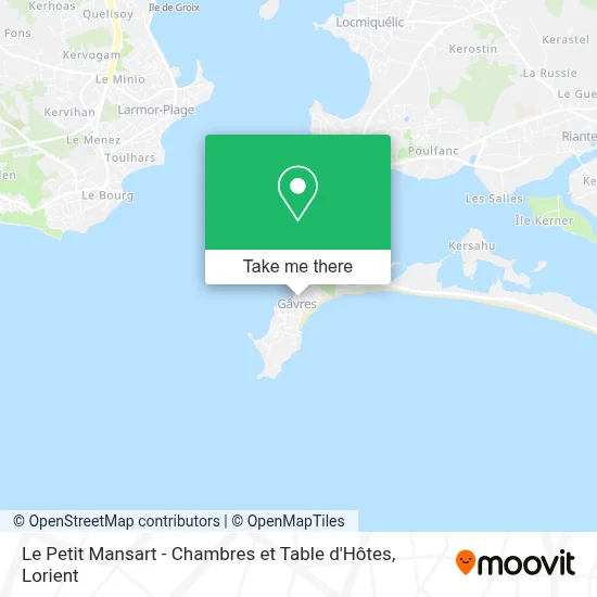 Le Petit Mansart - Chambres et Table d'Hôtes map
