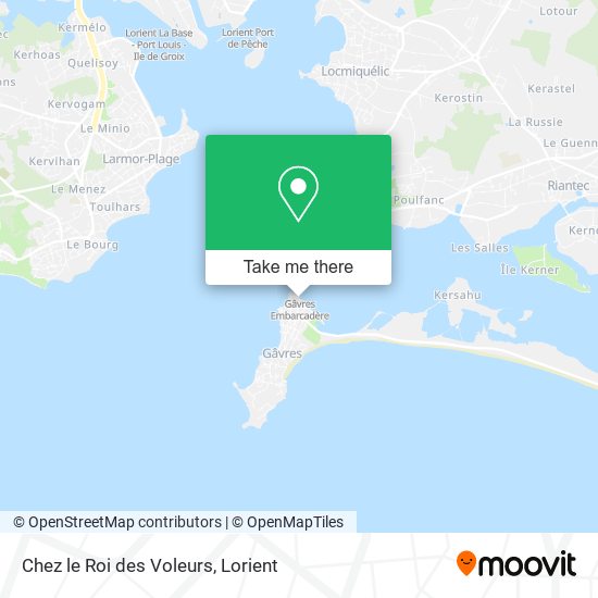 Chez le Roi des Voleurs map