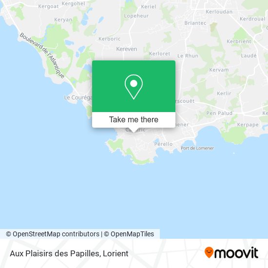 Aux Plaisirs des Papilles map