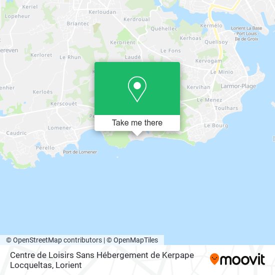Centre de Loisirs Sans Hébergement de Kerpape Locqueltas map