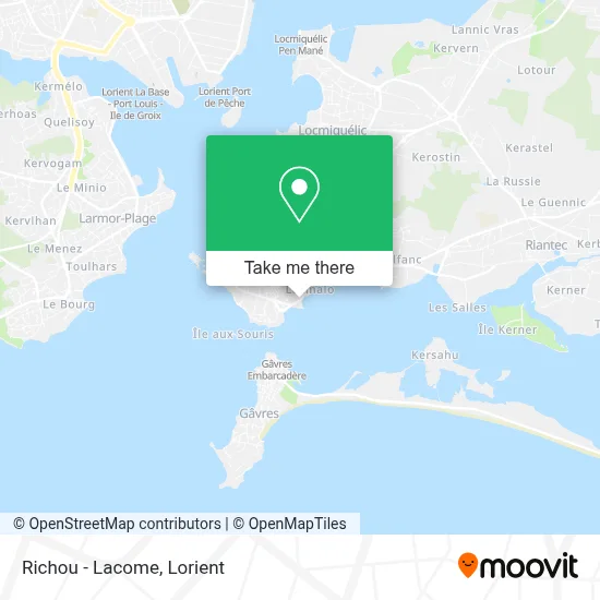 Richou - Lacome map