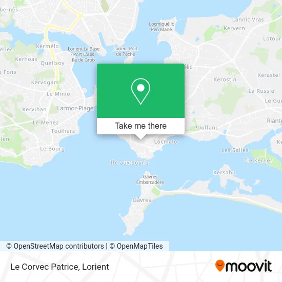 Le Corvec Patrice map
