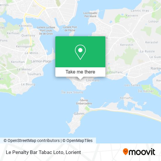 Le Penalty Bar Tabac Loto map