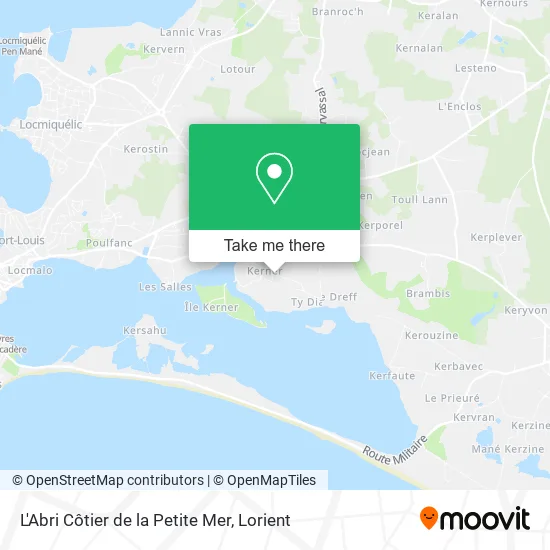 L'Abri Côtier de la Petite Mer map