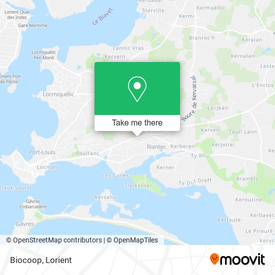 Biocoop map