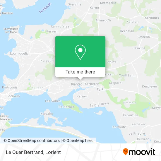 Le Quer Bertrand map