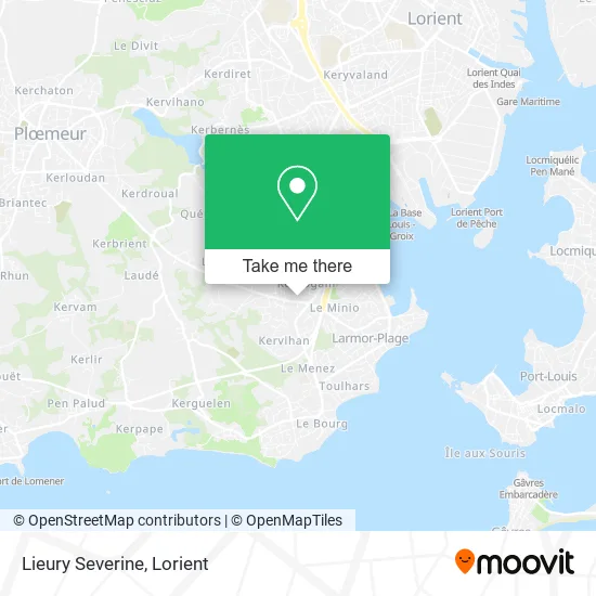 Lieury Severine map