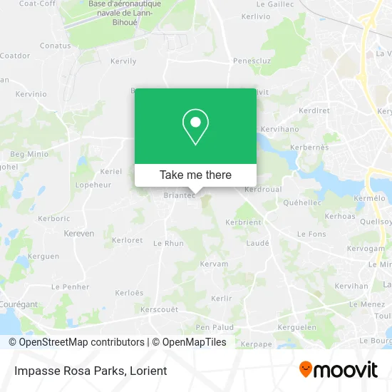 Impasse Rosa Parks map