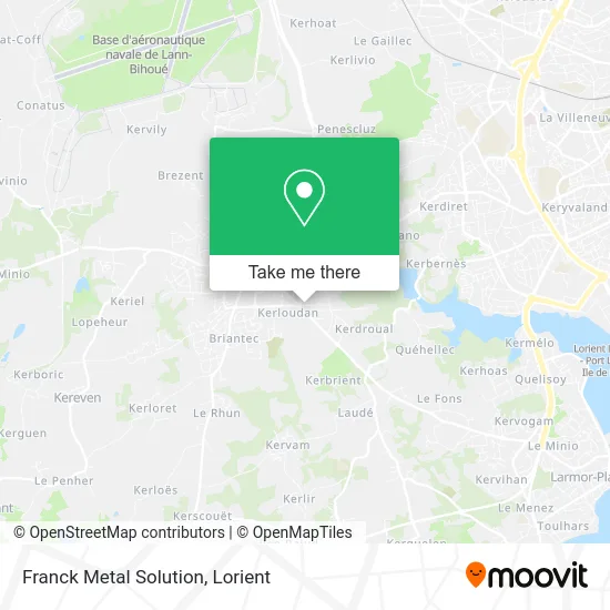 Franck Metal Solution map