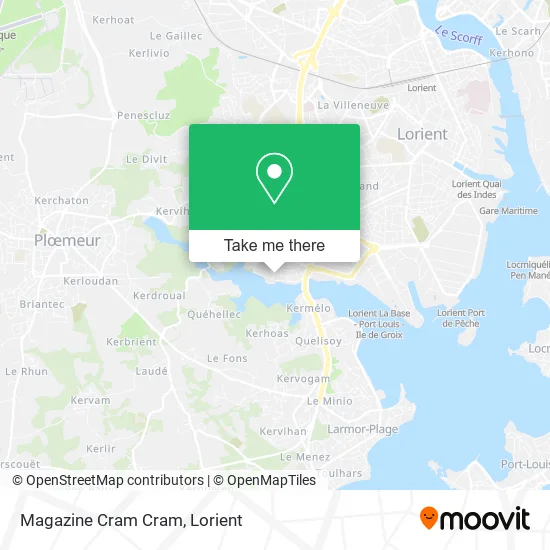 Magazine Cram Cram map