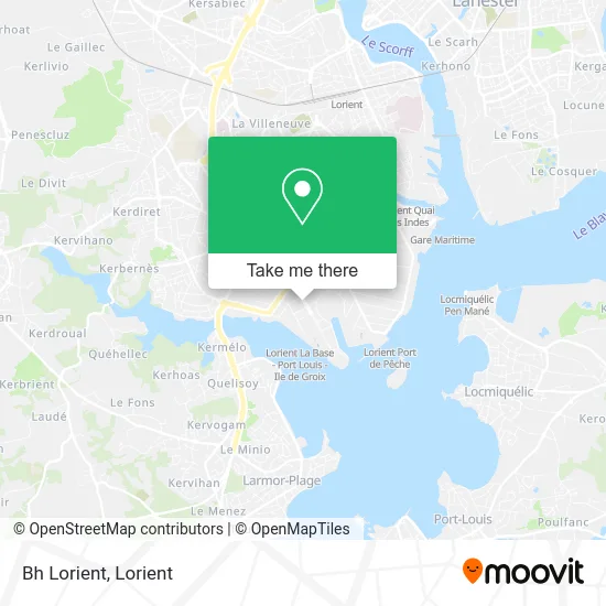 Bh Lorient map