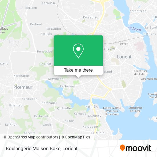 Boulangerie Maison Bake map