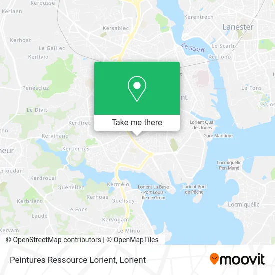 Peintures Ressource Lorient map