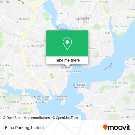 Eiffia Parking map