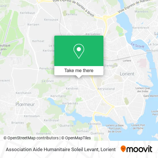 Association Aide Humanitaire Soleil Levant map