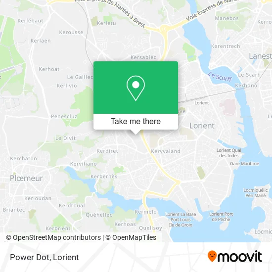 Power Dot map