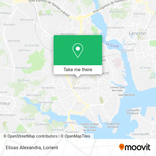 Elisas Alexandra map