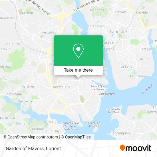 Le Jardin des Saveurs map