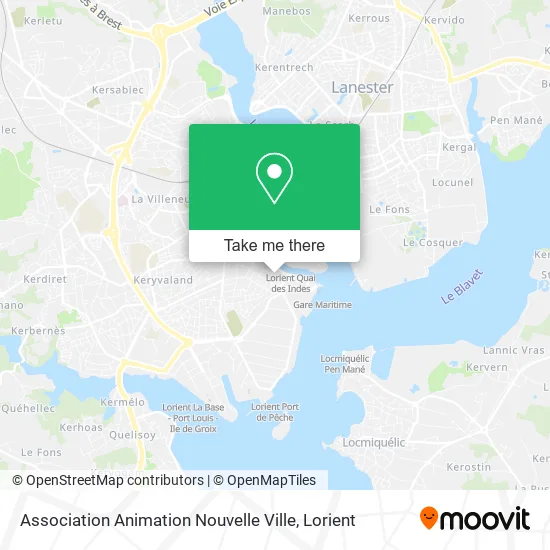 Association Animation Nouvelle Ville map