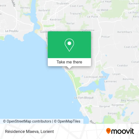Résidence Maeva map