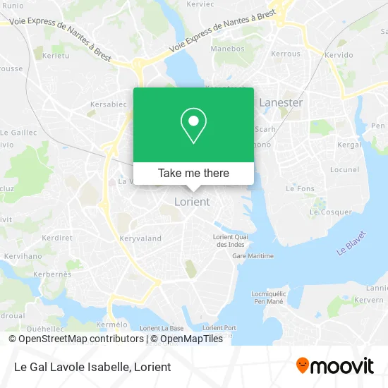 Le Gal Lavole Isabelle map