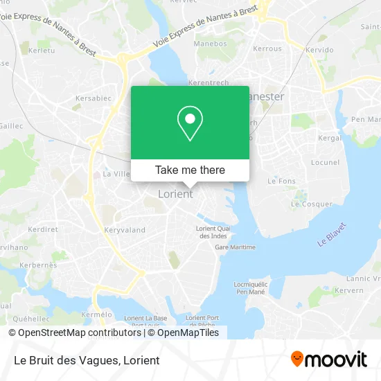 Le Bruit des Vagues map