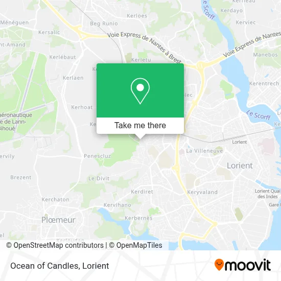 Ocean of Candles map