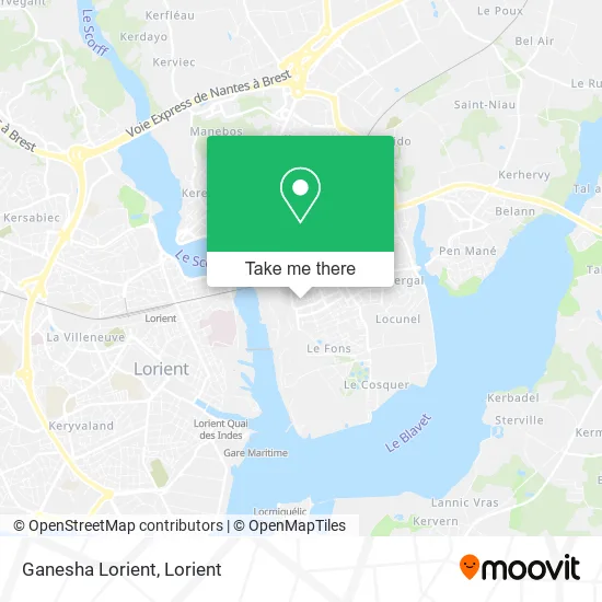 Ganesha Lorient map