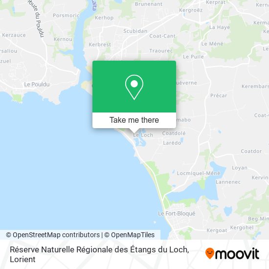 Réserve Naturelle Régionale des Étangs du Loch map